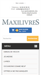 Mobile Screenshot of maxilivres.fr